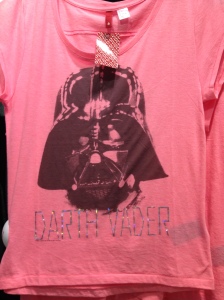 Darth Vader and pink go oddly well together.