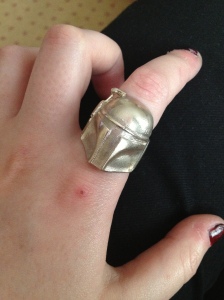 Boba Fett ring - a very lovely gift for all my London planning. Chuffed! Also from the market, it's definitely worth digging around every stall, you really don't know what you might find.